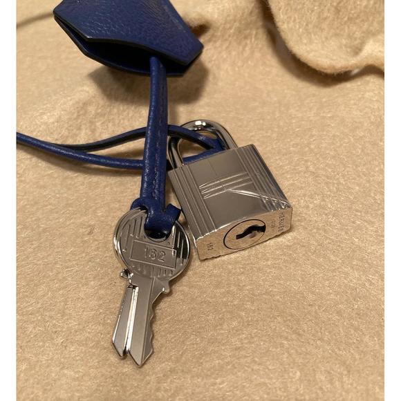 HERMES Rare Blue Sapphire Taurillon Novillo Sea Surf & Fun Birkin 35 - Picture 9 of 9